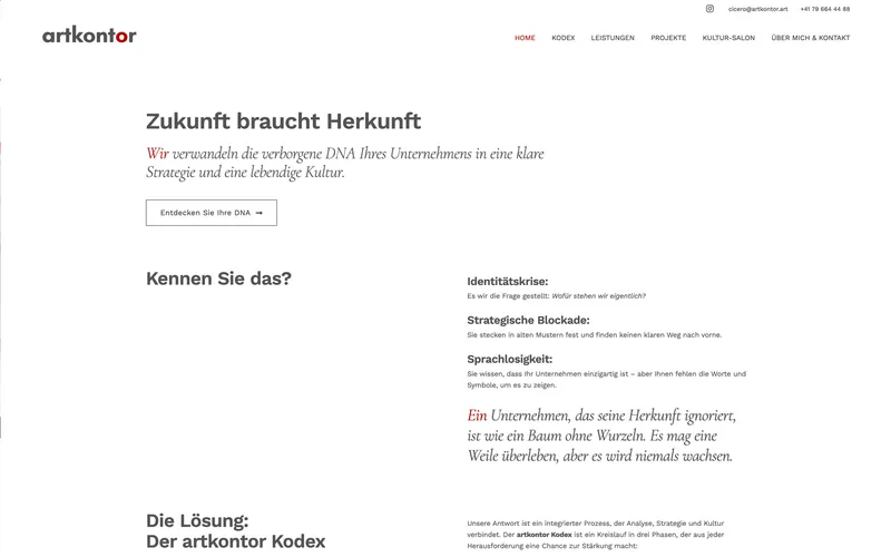 Webseite – artkontor